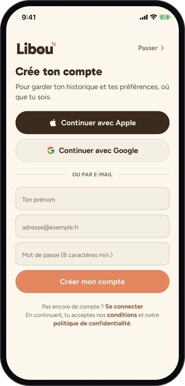 Libou — Écran 4